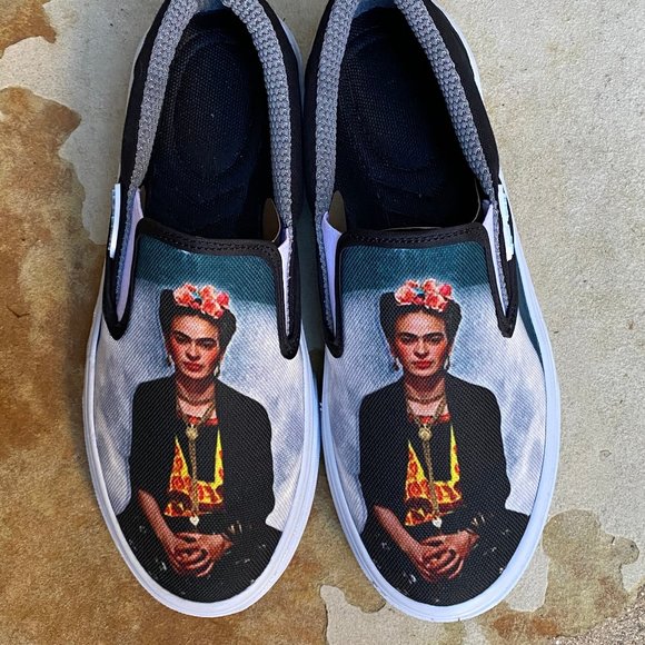WOMEN'S PRINTED CANVAS SNEAKERS "FRIDA KAH… - Picture 5 of 6